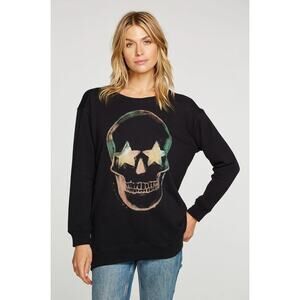 Chaser Dark Skull Sweatshirt - Size S - NWT